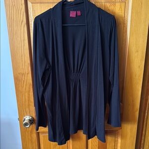#66 - 212 Collection Black Stretch Cardigan